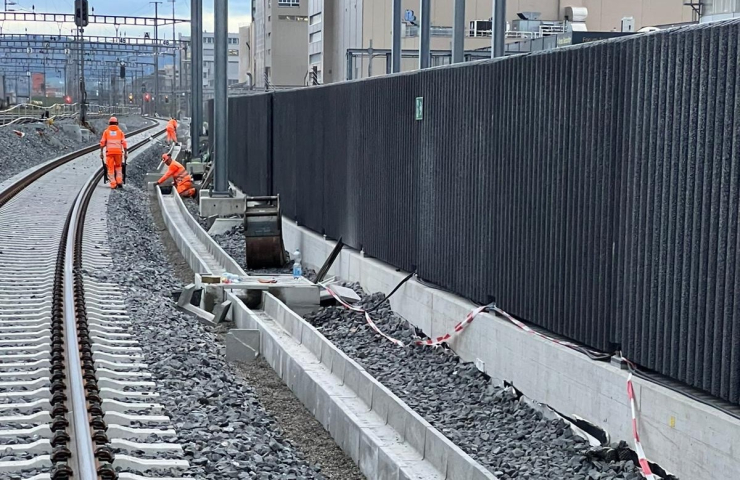 Müller Gleisbau - Baustelle Muttenz 