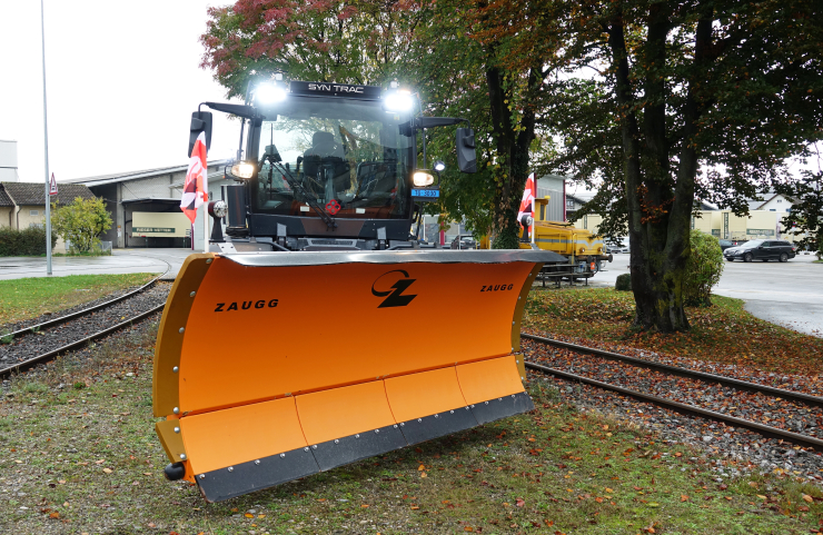 En cas de fortes chutes de neige - avec le SYN TRAC, nous avons le véhicule de déneigement adéquat