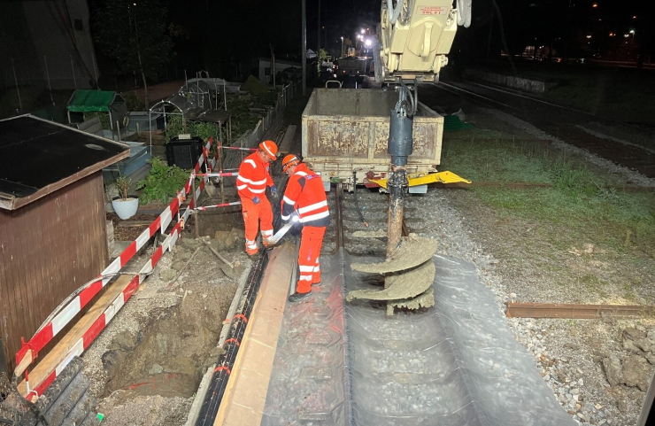 GAW-Umbau Gleisanlage Vorarbeiten