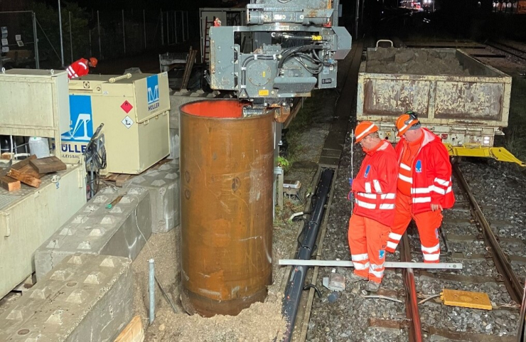 GAW-Umbau Gleisanlage Vorarbeiten