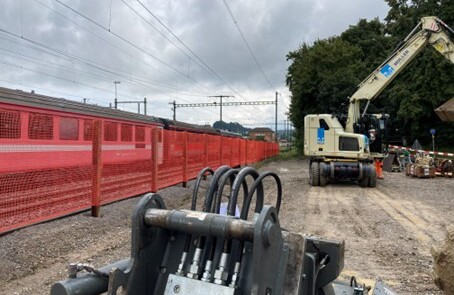 GAW-Umbau Gleisanlage Vorarbeiten