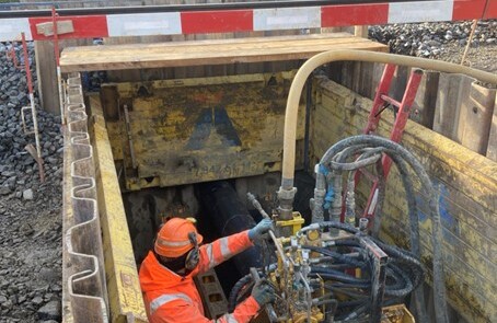 GAW-Umbau Gleisanlage Vorarbeiten