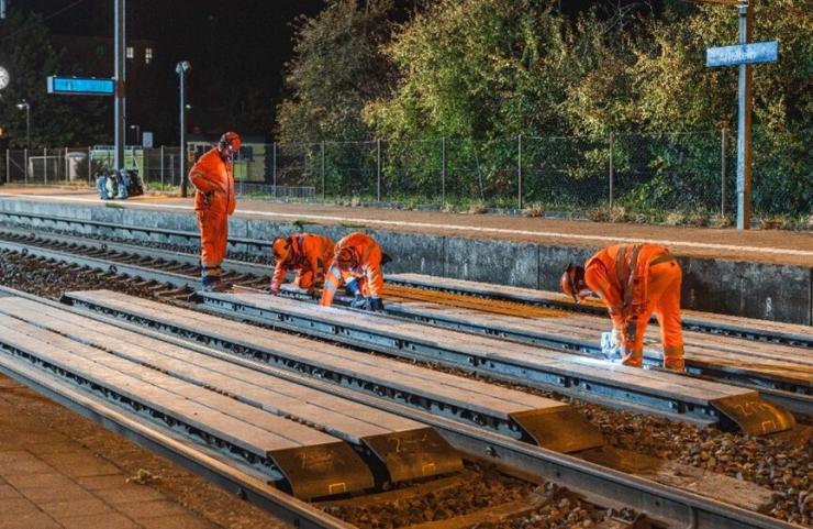 Kleinhilfsbrücken zur Sicherung der SBB- Doppelspurlinie