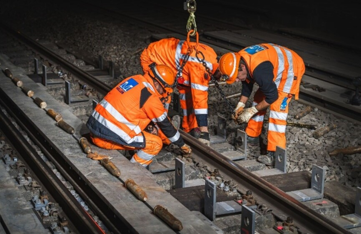 Kleinhilfsbrücken zur Sicherung der SBB- Doppelspurlinie