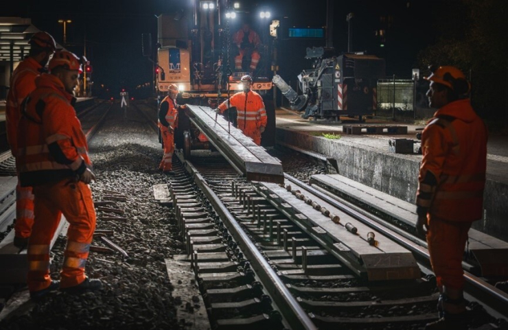 Kleinhilfsbrücken zur Sicherung der SBB- Doppelspurlinie