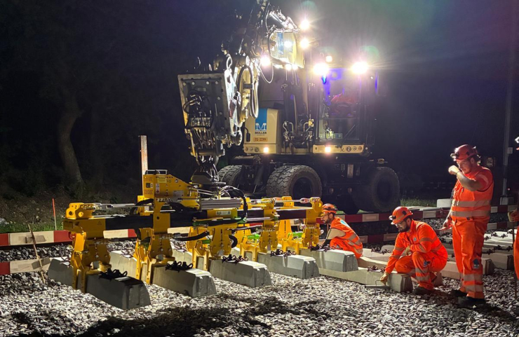 Umbau Gleisanlage, Hauptarbeiten