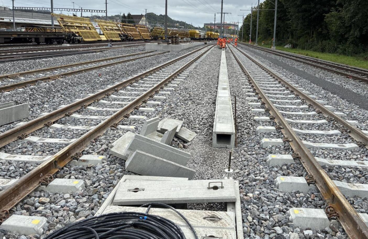 Umbau Gleisanlage, Hauptarbeiten