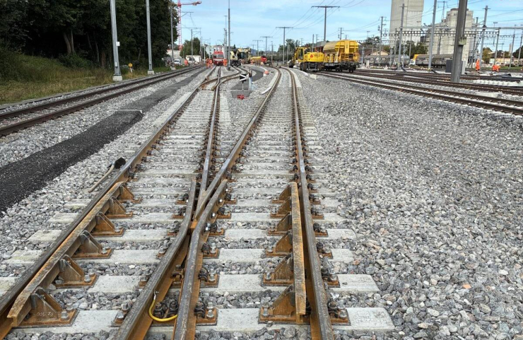 Umbau Gleisanlage, Hauptarbeiten